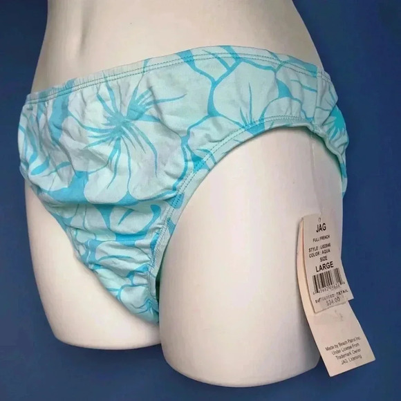 Jag AQUA CRUISE floral swim bikini bottom NWT Size Large NWT - Picture 2 of 5